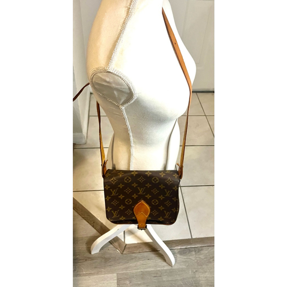 LOUIS VUITTON Cartouchiere GM Shoulder Bag Monogram Leather Brown France M51252 - Picture 16 of 16